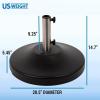 imageUS Weight 80lb Free Standing Umbrella BaseBlack