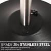 imageUS Weight 80lb Free Standing Umbrella BaseBlack