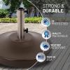 imageUS Weight 80lb Free Standing Umbrella BaseBronze