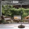 imageUS Weight 80lb Free Standing Umbrella BaseBronze