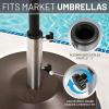 imageUS Weight 80lb Free Standing Umbrella BaseBronze