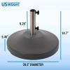 imageUS Weight 80lb Free Standing Umbrella BaseGrey
