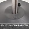 imageUS Weight 80lb Free Standing Umbrella BaseGrey