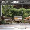 imageUS Weight 80lb Free Standing Umbrella BaseWhite