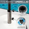 imageUS Weight 80lb Free Standing Umbrella BaseWhite