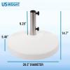 imageUS Weight 80lb Free Standing Umbrella BaseWhite