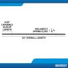 imageUS Weight Barbell Set for home gym workout  Made in USA Essential Home Gym Equipment for Strength TrainingBar and Clips Only