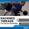 imageUS Weight Barbell Set for home gym workout  Made in USA Essential Home Gym Equipment for Strength TrainingBar and Clips Only