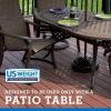 imageUS Weight Durable 50 Pound Umbrella Base Designed to be Used with a Patio TableBlack
