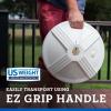 imageUS Weight Durable 50 Pound Umbrella Base Designed to be Used with a Patio TableWhite