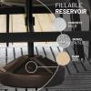 imageUS Weight Durable Fillable Umbrella Base for Patio Table  50 Pound Capacity Heavy Duty Adjustable Stand for Outdoor Umbrellas  Made in The USABronze