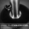 imageUS Weight Fillable 120lb Capacity Commercial Free Standing Umbrella Base Heavy Duty Umbrella Base with Wheels Fillable Patio Umbrella Base Outdoor Stand Made in The USABlack