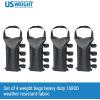 imageUS Weight Heavy Duty Fillable Canopy Weight Bags Fills up to 100lbs for Tent Weights Gazebo Canopy Weights Canopy Sand Bags Set of 4 Black Sand Not Included