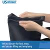 imageUS Weight Heavy Duty Fillable Canopy Weight Bags Fills up to 100lbs for Tent Weights Gazebo Canopy Weights Canopy Sand Bags Set of 4 Black Sand Not Included