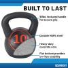 imageUS Weight Plastic Kettlebell Set  5 10 and 15 Pound Kettlebells