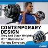 imageUS Weight Weight Set for Home Gym  Barbell Curl Bar or MultiUse Options  Various Weight Options54LB