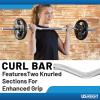 imageUS Weight Weight Set for Home Gym  Barbell Curl Bar or MultiUse Options  Various Weight Options60LB
