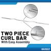 imageUS Weight Weight Set for Home Gym  Barbell Curl Bar or MultiUse Options  Various Weight Options60LB