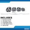 imageUS Weight Weight Set for Home Gym  Barbell Curl Bar or MultiUse Options  Various Weight Options60LB