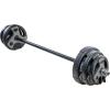 imageUS Weight 43 LB Barbell Weight Set for Home Gym with 55 padded Bar Adjustable Weights for Exercise Lifting and to Build Muscle
