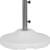imageUS Weight Fillable 120lb Capacity Commercial Free Standing Umbrella Base Heavy Duty Umbrella Base with Wheels Fillable Patio Umbrella Base Outdoor Stand Made in The USAWhite