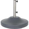 imageUS Weight Fillable 120lb Capacity Commercial Free Standing Umbrella Base Heavy Duty Umbrella Base with Wheels Fillable Patio Umbrella Base Outdoor Stand Made in The USAGrey