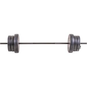 imageUS Weight Barbell Set for home gym workout  Made in USA Essential Home Gym Equipment for Strength Training55LB