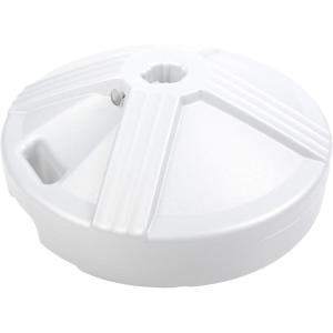 imageUS Weight Durable 50 Pound Umbrella Base Designed to be Used with a Patio TableWhite