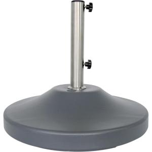 imageUS Weight Fillable 120lb Capacity Commercial Free Standing Umbrella Base Heavy Duty Umbrella Base with Wheels Fillable Patio Umbrella Base Outdoor Stand Made in The USAGrey
