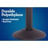 imageUS Weight ChainBoss Black Stanchion  No Chain  Fillable BaseBlack Post
