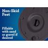 imageUS Weight ChainBoss Black Stanchion  No Chain  Fillable BaseBlack Post