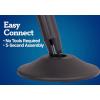 imageUS Weight ChainBoss Black Stanchion  No Chain  Fillable BaseBlack Post