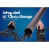 imageUS Weight ChainBoss Black Stanchion  No Chain  Fillable BaseBlack Post