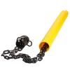 imageUS Weight ChainBoss Black Stanchion With 10 of Black Plastic Chain  Fillable BaseBlack