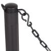 imageUS Weight ChainBoss Black Stanchion With 10 of Black Plastic Chain  Fillable BaseBlack