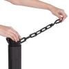 imageUS Weight ChainBoss Black Stanchion With 10 of Black Plastic Chain  Weighted BaseBlack