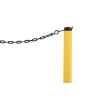 imageUS Weight ChainBoss Black Stanchion With 10 of Black Plastic Chain  Weighted BaseBlack