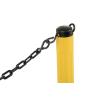 imageUS Weight ChainBoss Black Stanchion With 10 of Black Plastic Chain  Weighted BaseBlack