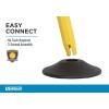 imageUS Weight ChainBoss Black Stanchion With 10 of Black Plastic Chain  Weighted BaseBlack