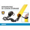imageUS Weight ChainBoss Black Stanchion With 10 of Black Plastic Chain  Weighted BaseBlack