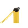 imageUS Weight ChainBoss Black Stanchion With 10 of Black Plastic Chain  Weighted BaseYellow