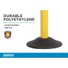 imageUS Weight ChainBoss Yellow Stanchion  No Chain  Weighted BaseYellow Post
