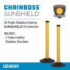 imageUS Weight ChainBoss Yellow Stanchion  No Chain  Weighted BaseYellow Post
