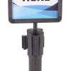 imageUS Weight Horizontal Vertical Plastic Stanchion Sign Holder with Plexiglass Covers for USW ChainBoss and Sentry StanchionsVertical Only