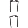 imageUS Weight Horizontal Vertical Plastic Stanchion Sign Holder with Plexiglass Covers for USW ChainBoss and Sentry StanchionsVertical Only