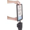imageUS Weight Horizontal Vertical Plastic Stanchion Sign Holder with Plexiglass Covers for USW ChainBoss and Sentry StanchionsVertical Only