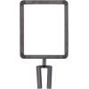 imageUS Weight Horizontal Vertical Plastic Stanchion Sign Holder with Plexiglass Covers for USW ChainBoss and Sentry StanchionsVertical Only
