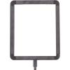 imageUS Weight Horizontal Vertical Plastic Stanchion Sign Holder with Plexiglass Covers for USW ChainBoss and Sentry StanchionsVertical Only