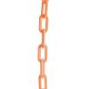imageUS Weight Made in USA 2quot x 25 Black Plastic Safety Chain ft SunShield UV Resistant TechnologyOrange