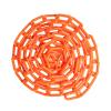 imageUS Weight Made in USA 2quot x 25 Black Plastic Safety Chain ft SunShield UV Resistant TechnologyOrange